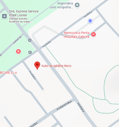 mapa Auto na splátky noro